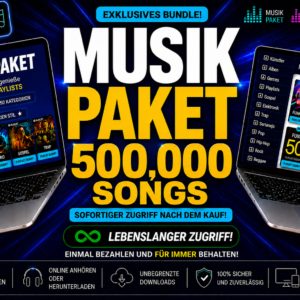 500.000 Musik-Pakete
